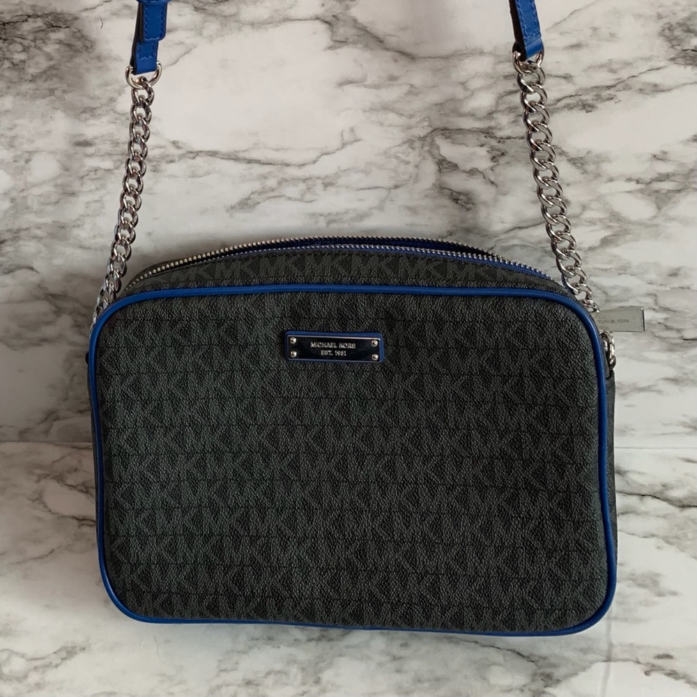 Michael Kors Ginny Medium Logo Crossbody Gem